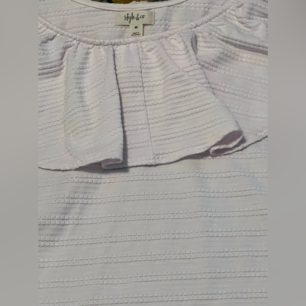 Style & Co Ruffle Off the Shoulder Top 🥳 - Picture 5 of 9